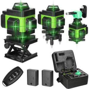 Nivela laser 4D cu 16 linii, MOSMAOO®, 360, Verde