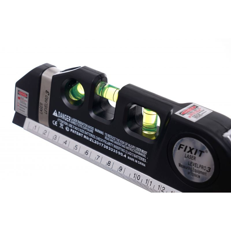 Nivela laser cu ruleta 250cm, Kraft&Dele KD10437