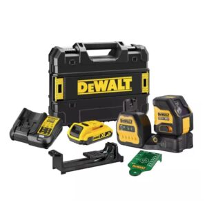 Nivela laser, DeWalt, 12/18V, Laser Verde, Negru/Galben