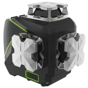Nivela laser Huepar S03CG 3D, fascicul verde auto-nivelabil cu 12 linii, nivelare 3*360° orizontala si verticala, cu ecran LCD, telecomanda si functie bluetooth