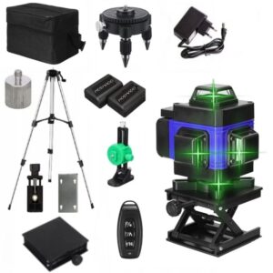 Nivela laser, MOSMAOO, 4D, 16 linii, Autonivelare, Trepied 150 cm